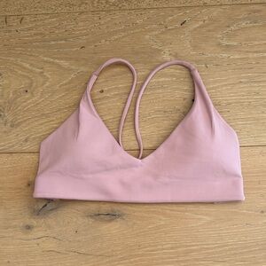 Light Pink V-Neck Wireless Bralette — Soft Everyday Support - FORM